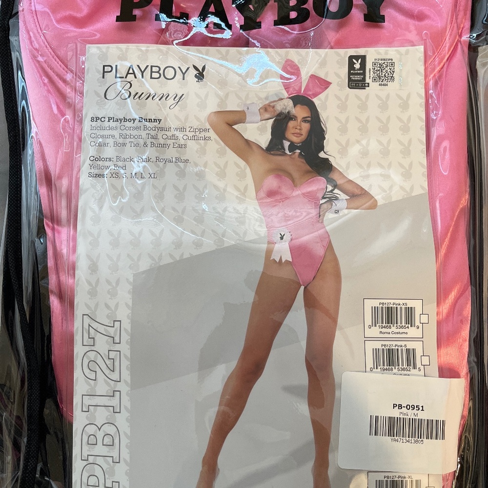 Pink Playboy Bunny Costume